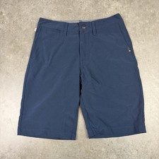 Quiksilver Amphibian Shorts Youth 12 Blue Stretch Logo Beach Surf
