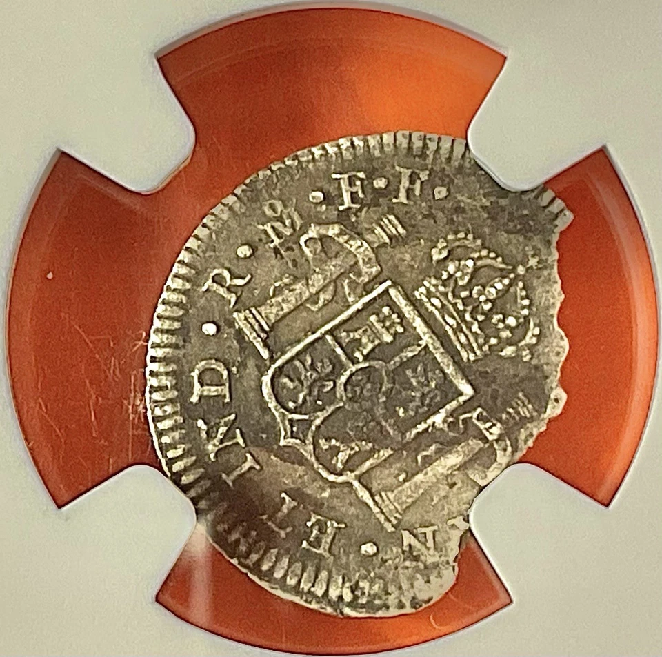 NGC Mexico 1/2 Real ✦ EL CAZADOR Shipwreck Silver ✦ Sunken Treasure - Image 4 of 4