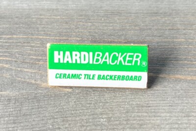 Hardi Backer Ceramic Tile Backerboard Advertising Pin 