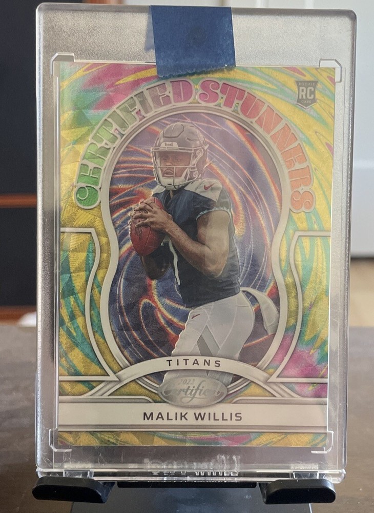 2022 Malik Willis Stunners SP Certified Football Card