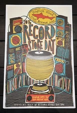 DOGFISH HEAD Craft Beer - 2016 Record Store Day Poster 21”x 14” RARE + N-MINT 🔥