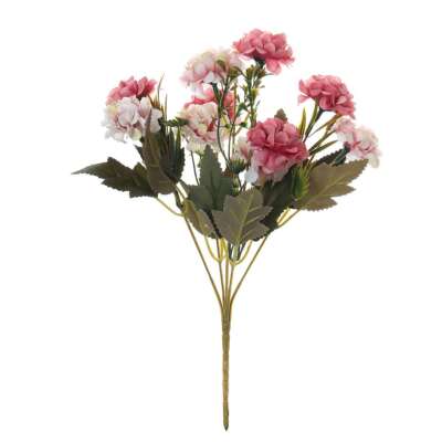 10 Heads Artificial Hydrangea Flowers Silk Bouquet UV Resistant In/Outdoor Decor
