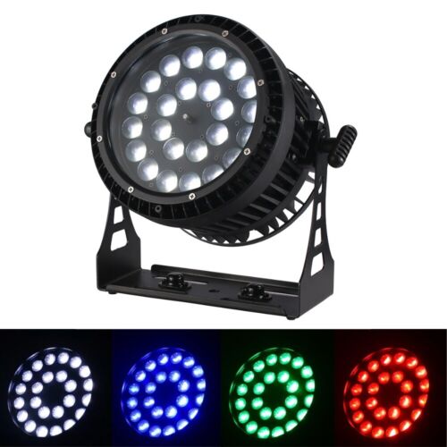 DJ Light 24X6in1 RGBWA UV Led Waterproof Zoom Par Light IP65 Outdoor Stage 2pcs - Picture 5 of 8
