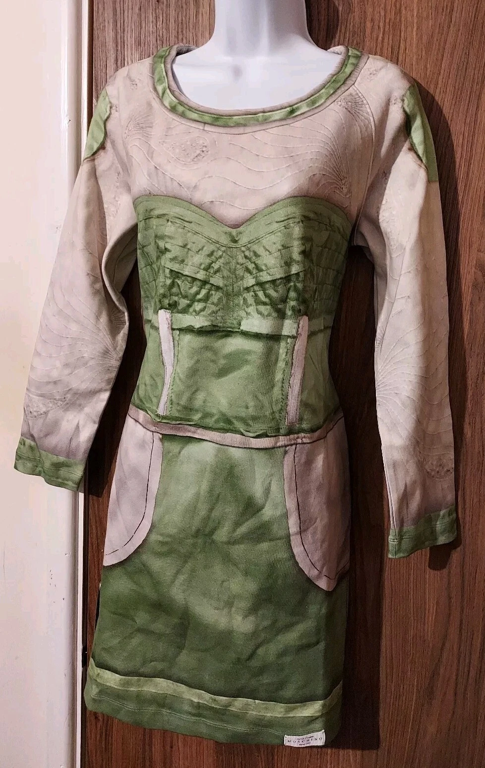 Abito stampato MOSCHINO COUTURE Trompe L'oeil IT 46 UK 14