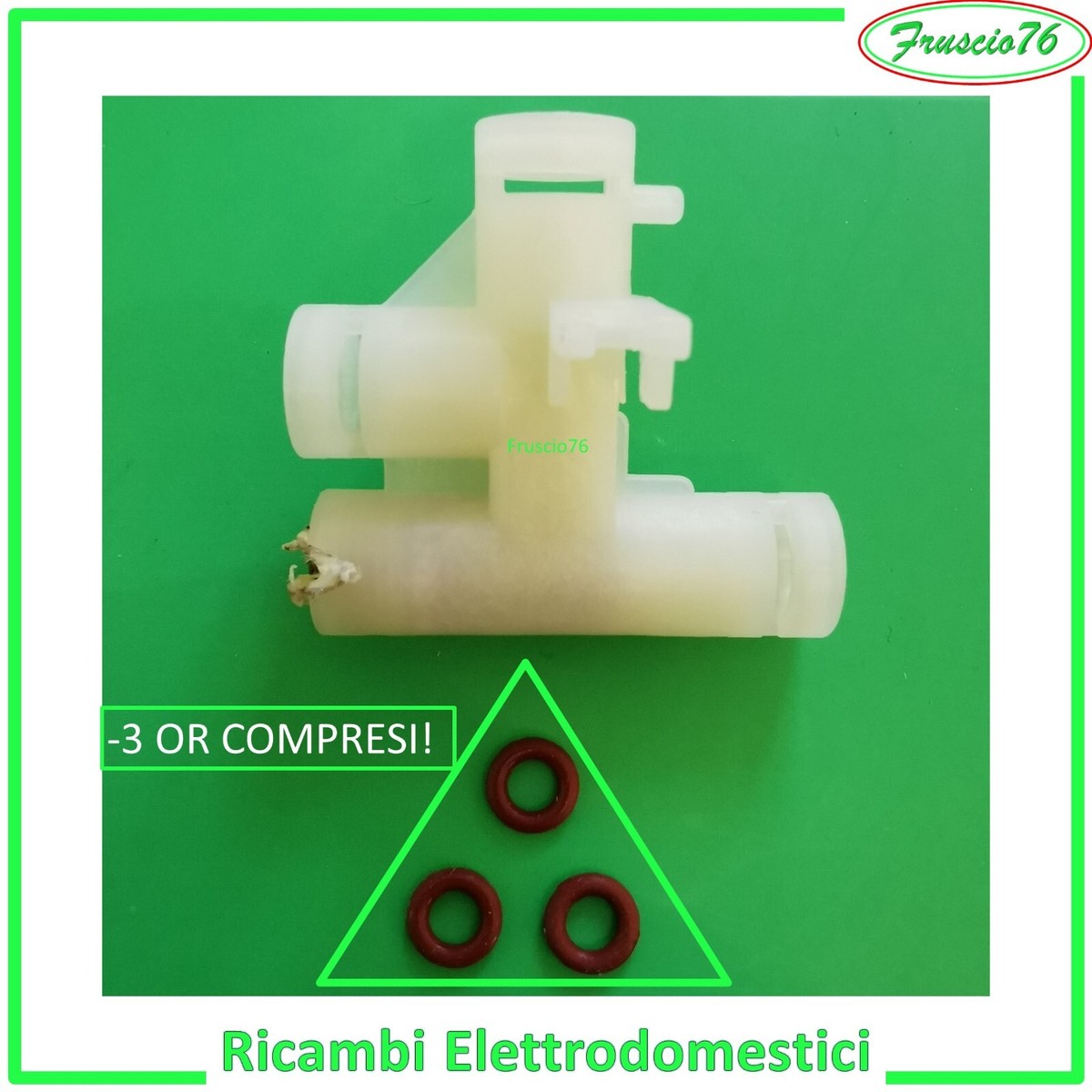 RICAMBIO ORIGINALE RACCORDO POMPA MACCHINA CAFFE' EP - Foto 6