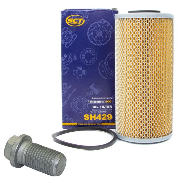 ÖLfilter SH 429 ÖLablassschraube FüR Mercedes SL 500 SL R129 S-Klasse W140 C140-image