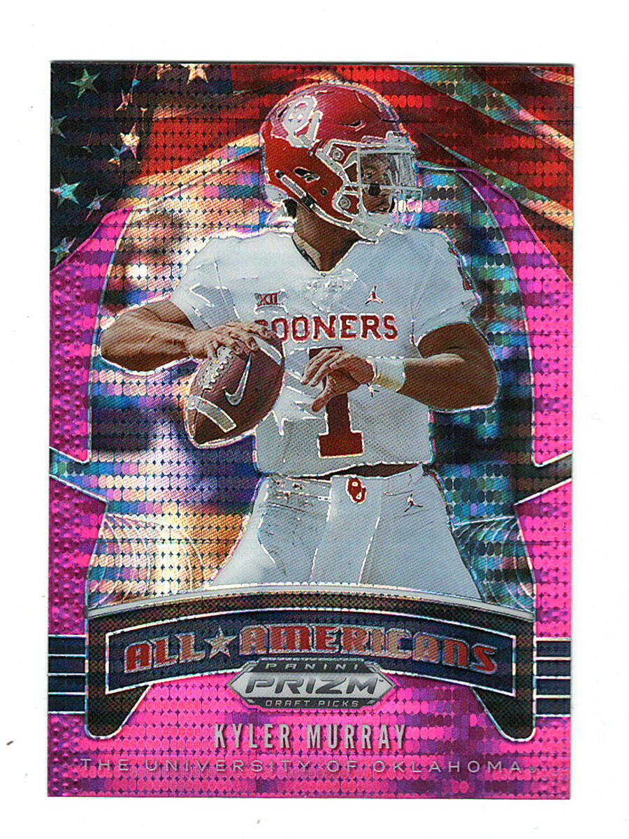 Kyler Murray 2020 Panini Draft Picks Prizms All American Pink Pulsar #5 Card