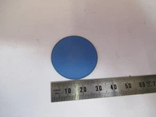 TIYODA JAPAN BLUE GLASS FILTER OPTICS MICROSCOPE PART AS PICTURED F8-A-96
