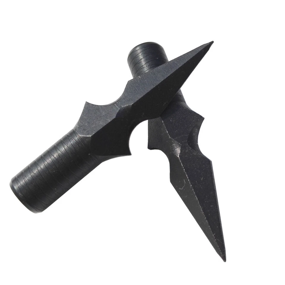 Archery Traditional 200gr Tip Broadhead 8MM Arrowheads Arrow Points Target Hunt - Image 3 of 4