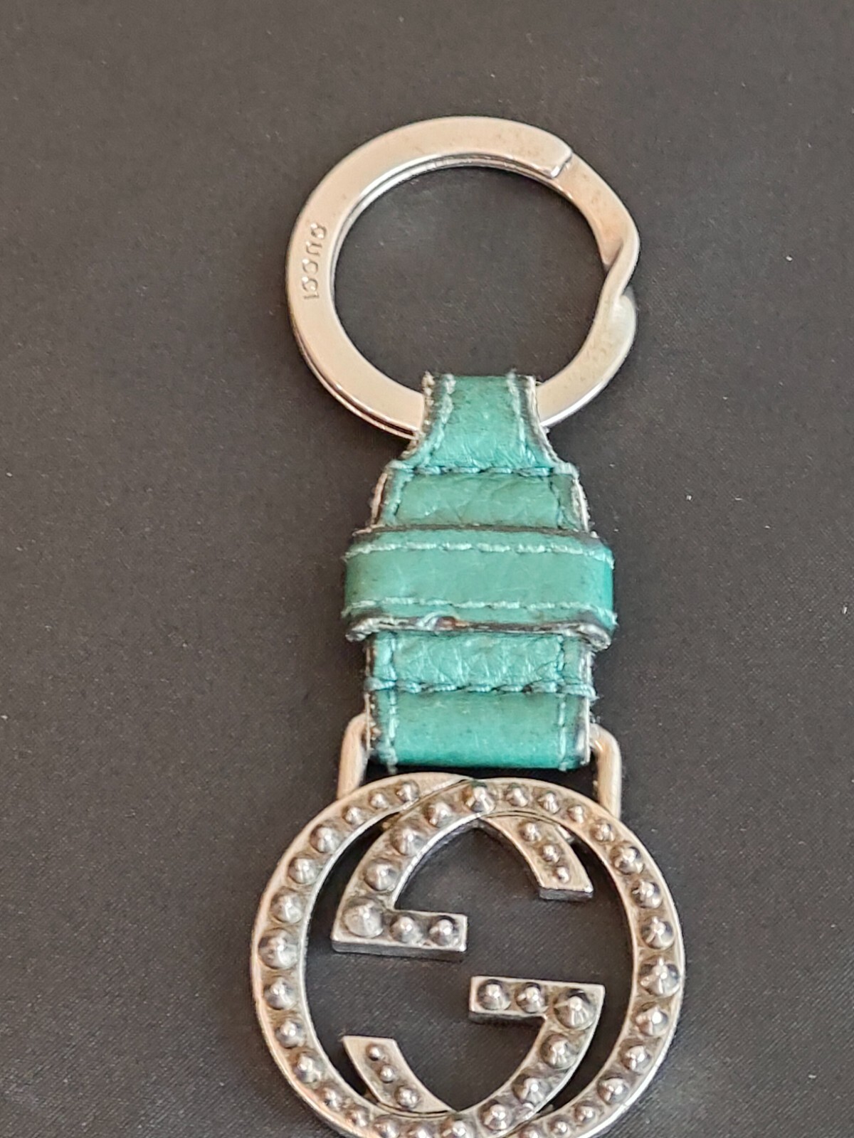 GUCCI Interlocking G Charm Key Ring Key Chain Stu… - image 11