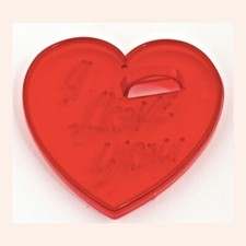 Vintage Style Heart I Love You Cookie Cutter - MADE IN USA