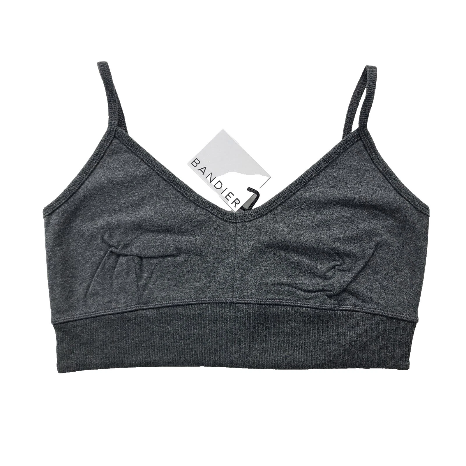 Mezcla de algodón Solid Sports bras