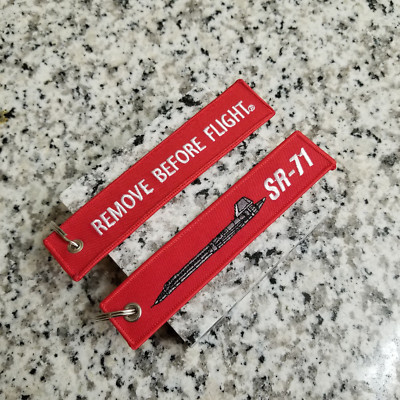 #ad SR 71 Stealth Blackbird Habu Remove Before Flight ® Keychain Tag Streamer $9.99