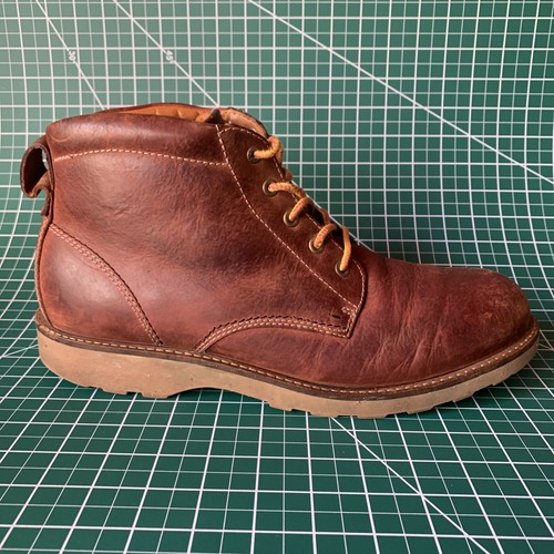 Ecco HydroMax Brown Leather Chukka 