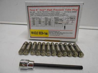 #ad #ad JNT 510 530 TORQ N#x27; SEAL HIGH PRESSURE TUBE PLUG TORQUE 300 LB DRIVE 1 4quot; $83.87