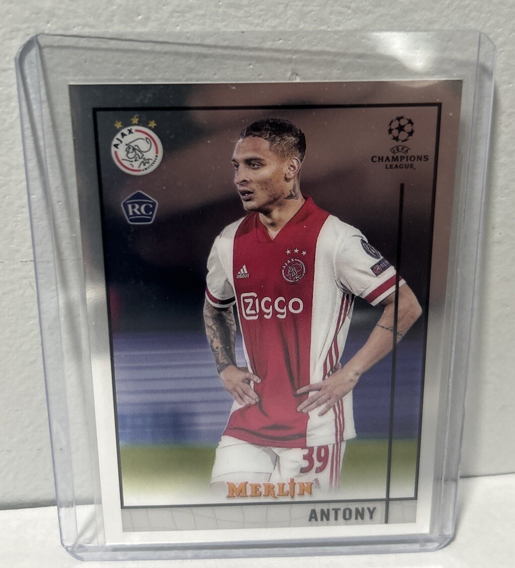 2020-21 Topps Merlin Chrome UCL Refractor Antony #45 Rookie RC