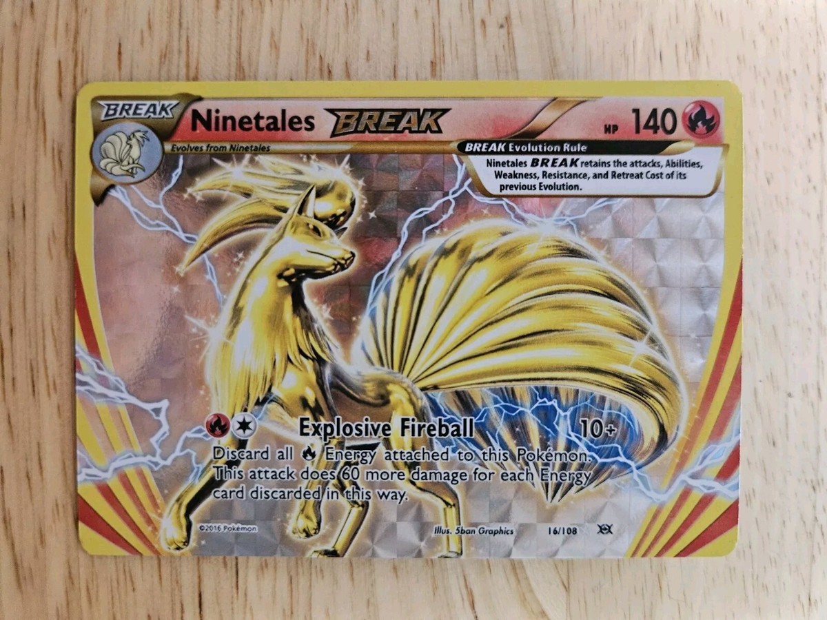 ninetales break pokemon card value Pokemon - Ninetales Break (16/108) - XY Evolutions