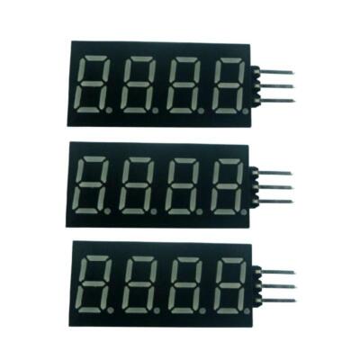 3PCS UART TTL232 Serial Port 7Seg LED Digital Tube Display Module for ASCII Code