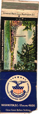 GEICO Washington D.C. Vintage Matchbook Cover Washington Monument 1950s