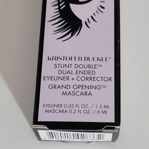 4 Four Sets KRISTOFER BUCKLE - Stunt Double Dual Ended Mascara eyeliner set - Picture 4 of 9