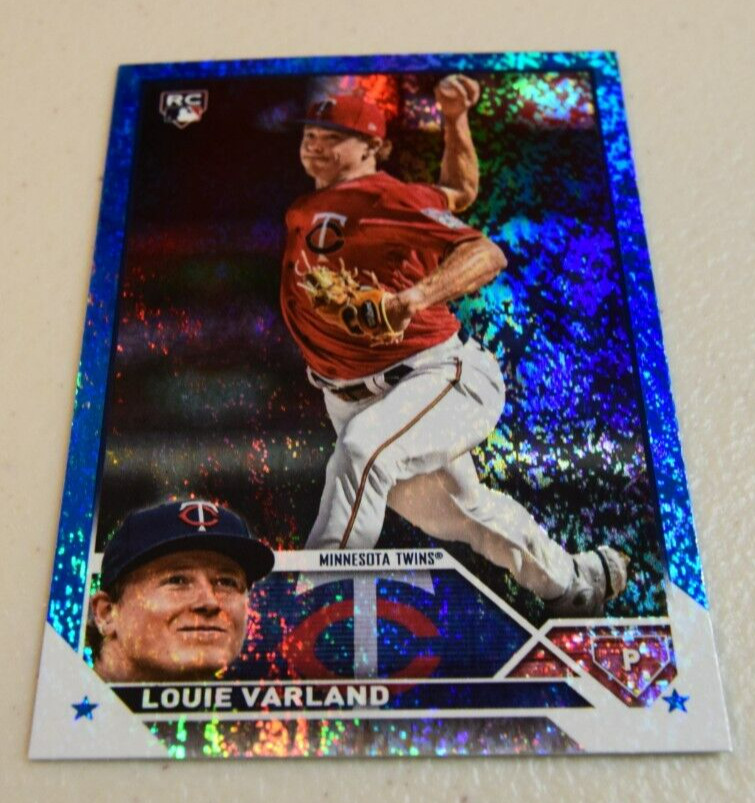 Louie Varland 2023 Topps Blue Foilboard RC SN #/999 #441-TWINS
