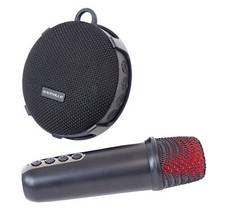 Rockville K-GO Karaoke Waterproof Portable Bluetooth Speaker Mic Voice Changer