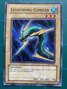 LIGHTNING CONGER - Yugioh Card - Used | Get 25-50% Off ...