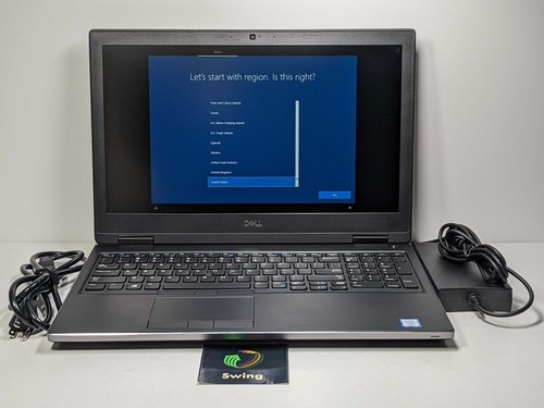Dell PRECISION 7530 15" FHD I7-8850H 1TB SSD 16GB W10P Quadro P1000 Webcam - Picture 1 of 16