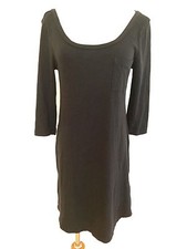 Banana Republic Pocket T-Shirt Dress Black Size XS
