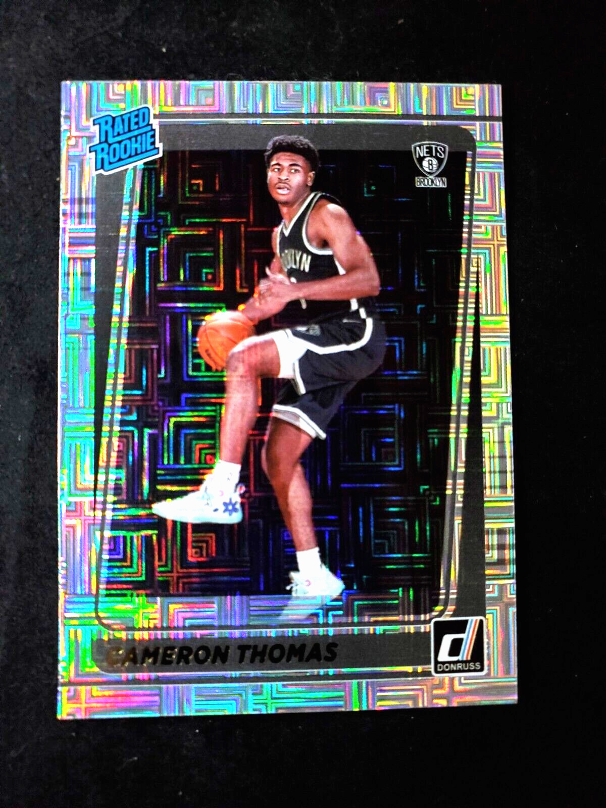 2021-22 Donruss Choice Cameron Thomas Rated Rookie Mojo Centered RC #203 Mint