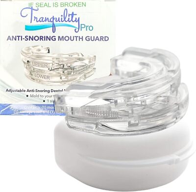 Adjustable Anti Snoring Mouthpiece Guard Anti Snore Sleep Apnea Teeth Grind Hot!