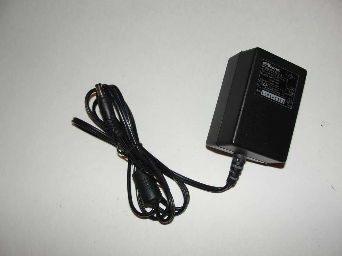 Bestec BPA-201S-12 AC DC Power Supply Adapter Charger Output 12V Bestec BPA-201S-12 AC DC Power Supply Adapter Charger Output 12V