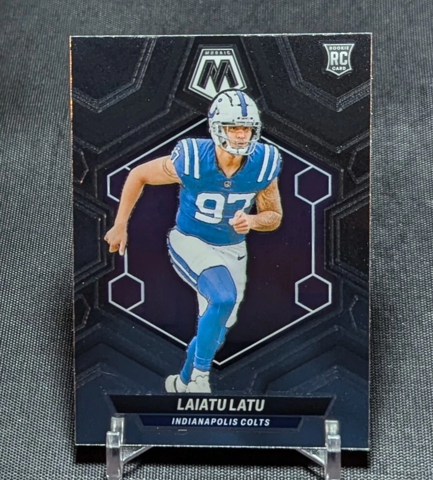Laiatu Latu Rookie RC 2024 Panini Mosaic Football Card #315 Indianapolis Colts