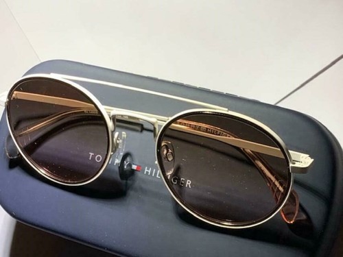 Tommy Hilfiger Women's Smooth Cream/Pink Pilot Sunglasses - TH1455S-0U1Y - Picture 7 of 12