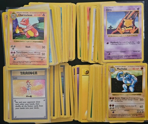 Pokemon 1999 Base Set - You Choose - Unlimited - Shadowless - 4th Print - LP/MP