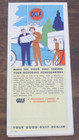 GULF OIL Gas service station Pennsylvania Tourgide road map — photo 2