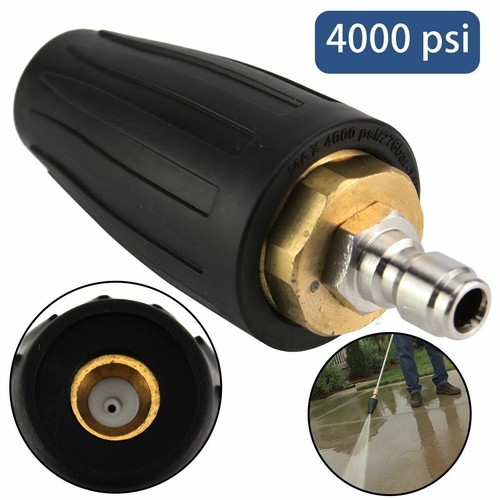3600/4000PSI High Pressure Washer Turbo Nozzle Rotating Spray Tip 3-4GPM 1/4" US - Picture 14 of 18