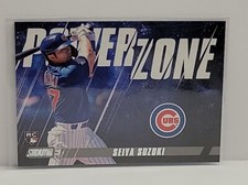 Seiya Suzuki RC 2022 Topps Stadium Club Power Zone card PZ-22 Chicago Cubs 