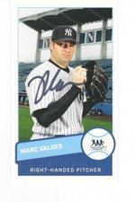 Signed MARC VALDES New York Yankees 2024 Tampa Rays Fan Fest Card w/COA