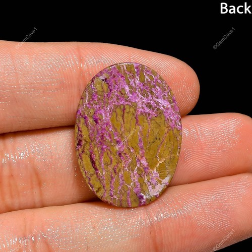 15.00 Cts Genuine Australian Purpurite Loose Gemstone Oval Cabochon 27X20X4 mm - Picture 2 of 6
