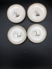 4 PMR Bavaria Jaeger Porzellan 50er Jahre Untersetzer Teller 10cm