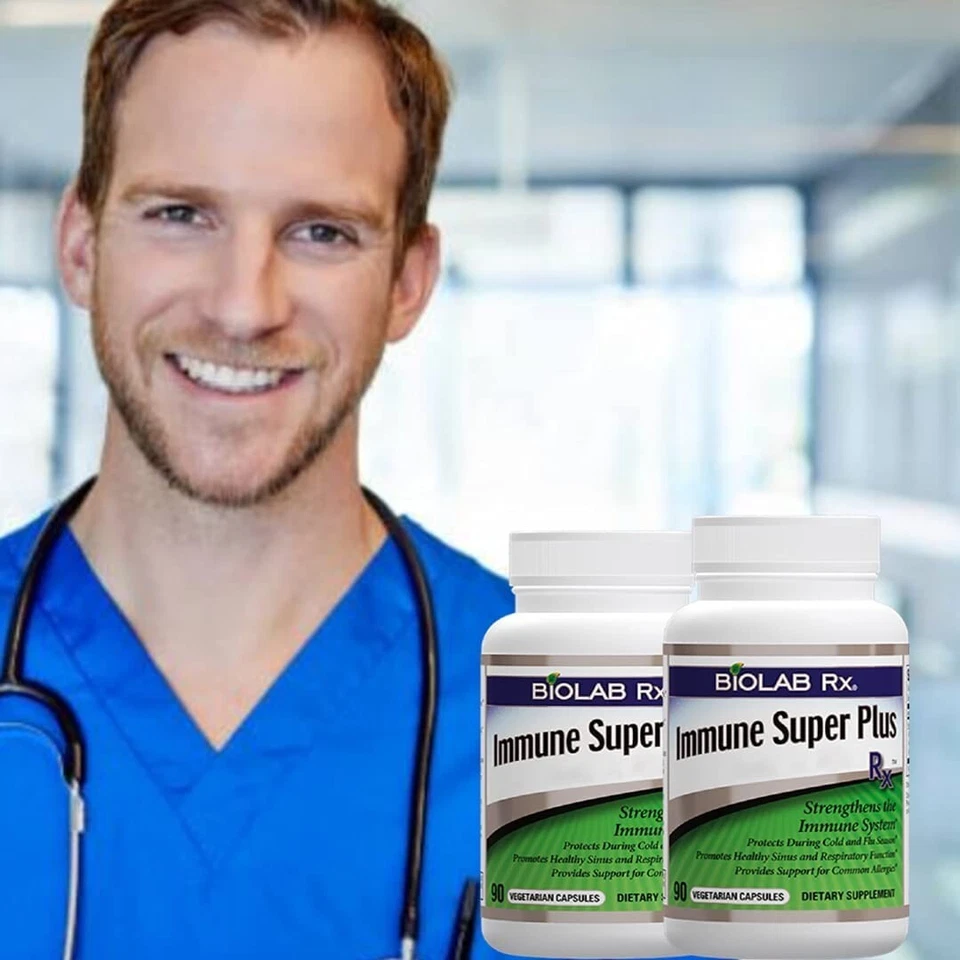 Immune Super Plus Rx™ - Potenciador natural del sistema inmunológico inmune natural - 90 cápsulas Foto 3 de 4