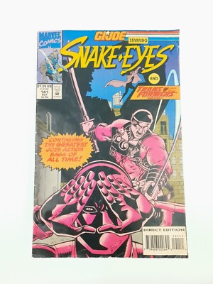 GI Joe #141 Feat Snake Eyes & Transformers Marvel Comics 1993