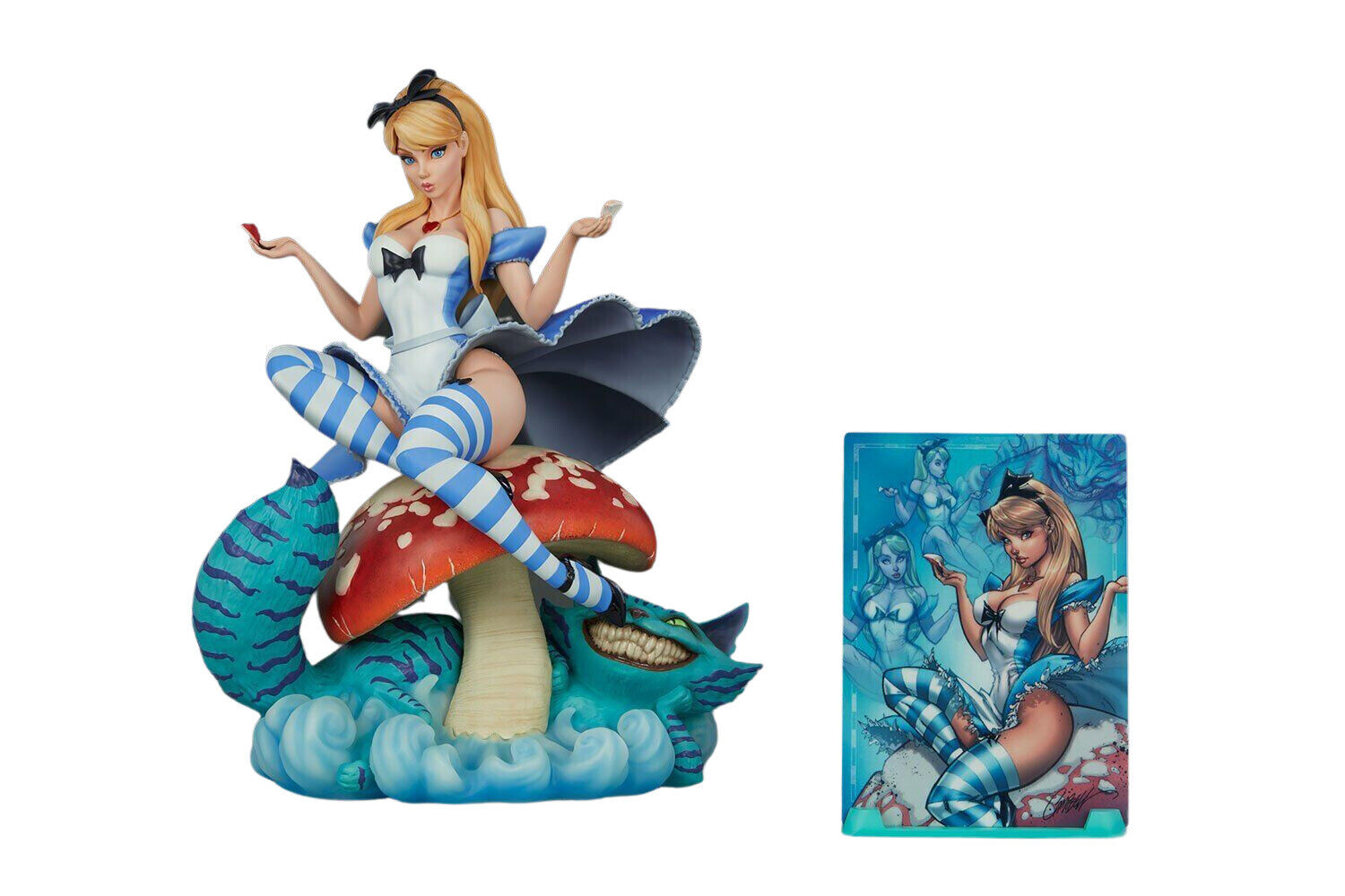 Sideshow Collectibles J. Scott Campbell Fairytale Fantasies Collection Alice  in Wonderland Statue - US