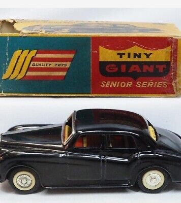 SSS TANY GIANT Rolls-Royce Black tin toy car Friction with SSS TANY GIANT Rolls-Royce Black tin toy car Friction with