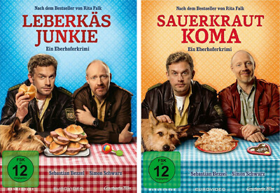 2 DVDs * EBERHOFER KRIMI - SAUERKRAUTKOMA + LEBERKÄSJUNKIE IM SET # NEU OVP %