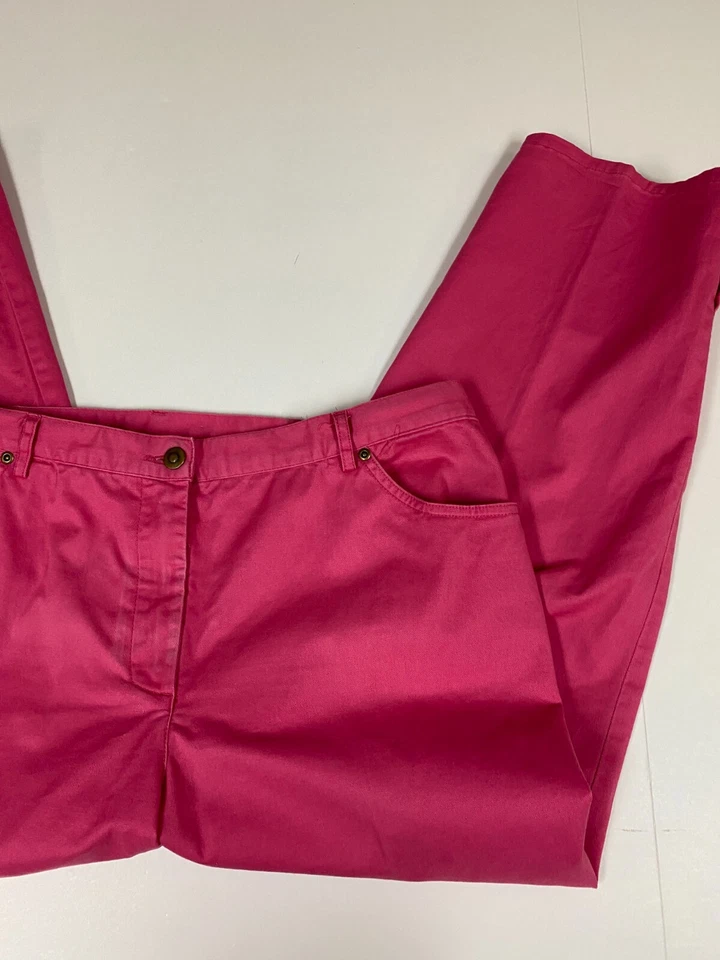 Ruby Rd Womens Pants 36x24 pink straight chino - Image 2 of 4