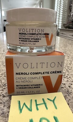 VOLITION Neroli Complete Crème w/ VIT C 1.7oz/50mL FULL SZ SEALED $52