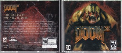 Doom 3 (PC, 2004, w/ CD Key)