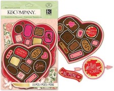 K Company Scratch-Off Die-Cut Cardstock, Cupid